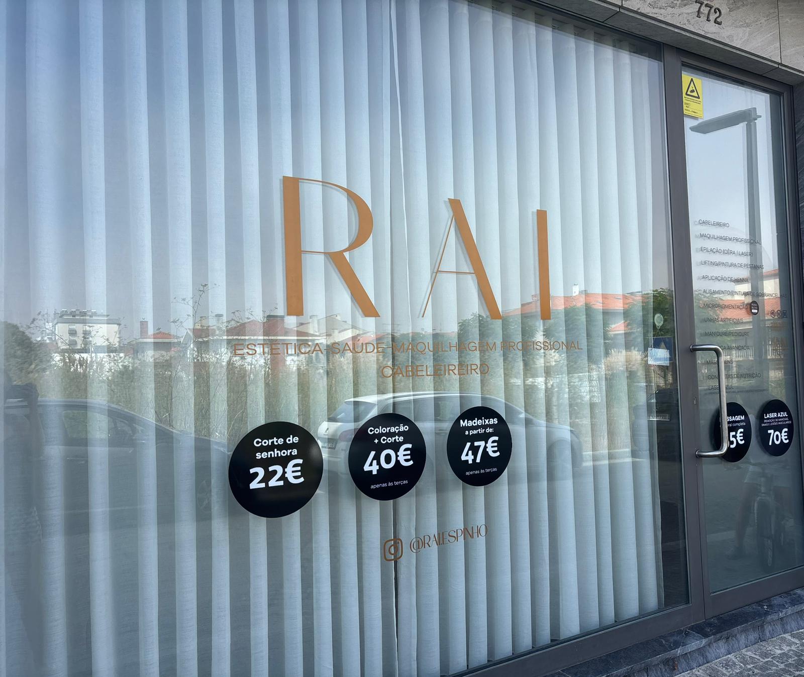 Fachada da RAI em Espinho